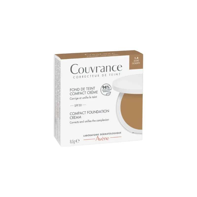 Avène couvrance Fond de Teint Compact Crème 1.4 Doré