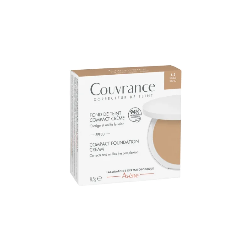 Avène couvrance Fond de Teint Compact Crème 1.2 Sable