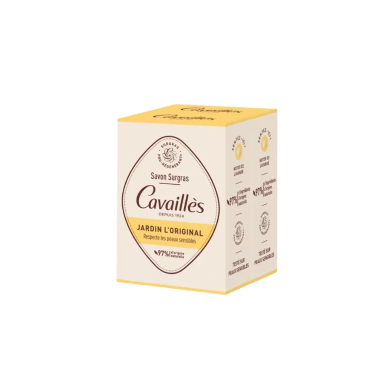 Rogé Cavailles  Savon Solide Jardin l'Original Savon Surgras, lot 2x200g