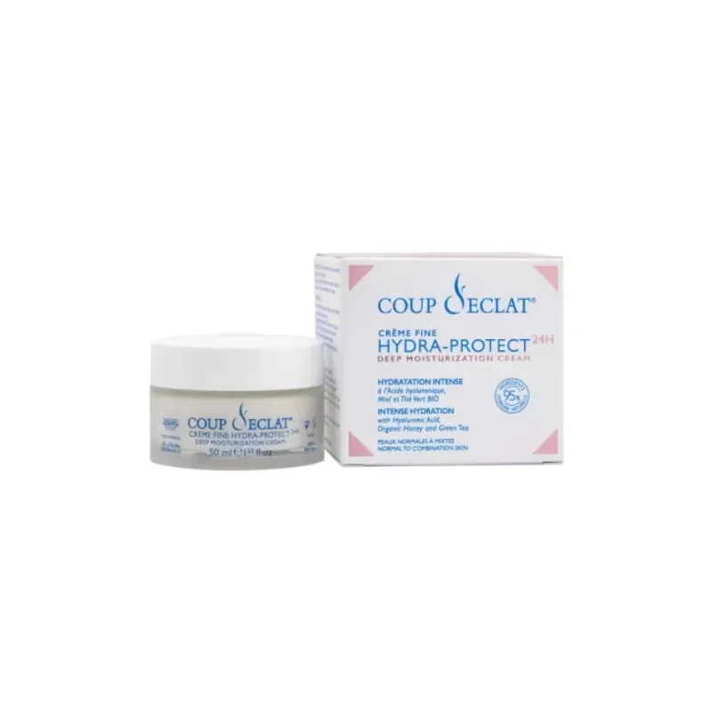 Coup d'Éclat Crème Fine Hydra-Protect 24H Hydratation Intense 50 ml