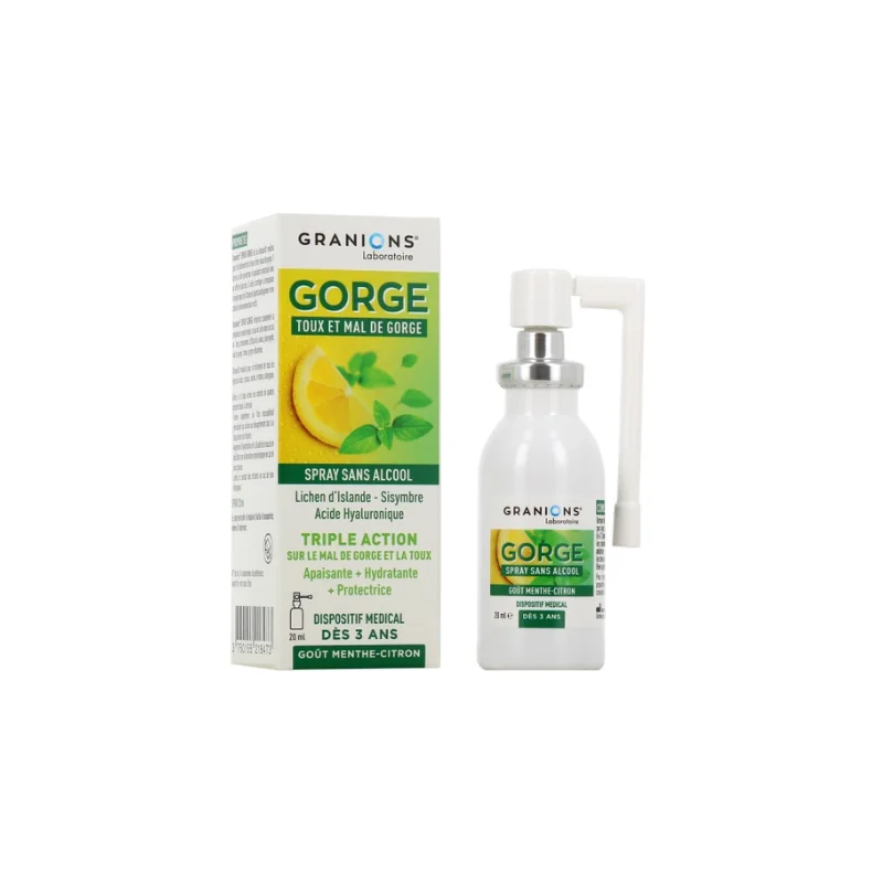 Granions Spray Toux et Mal de Gorge 20ml