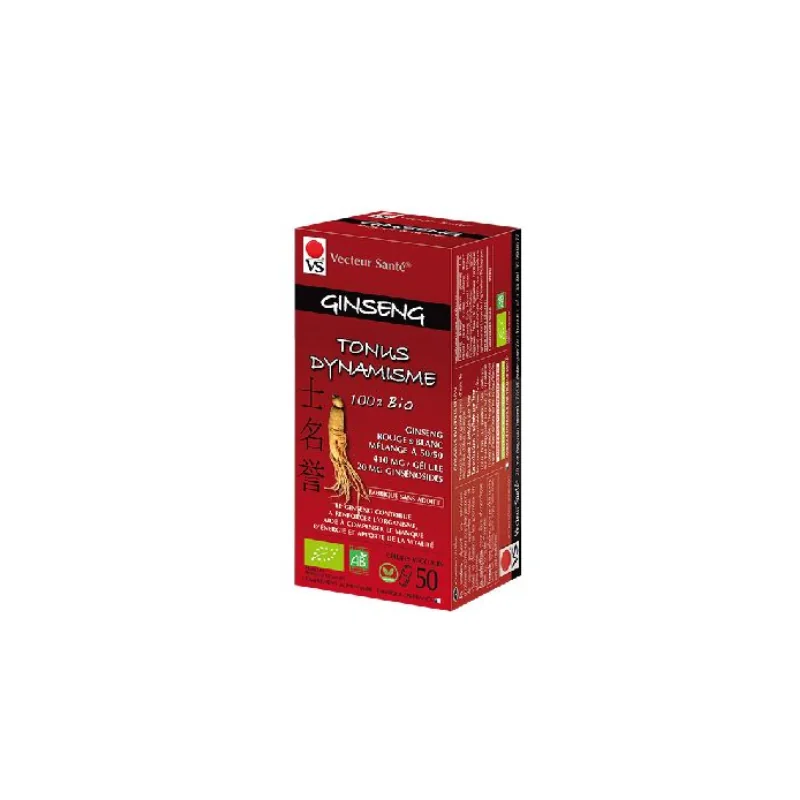 Vecteur santé Ginseng Rouge Et Blanc 50 Gel