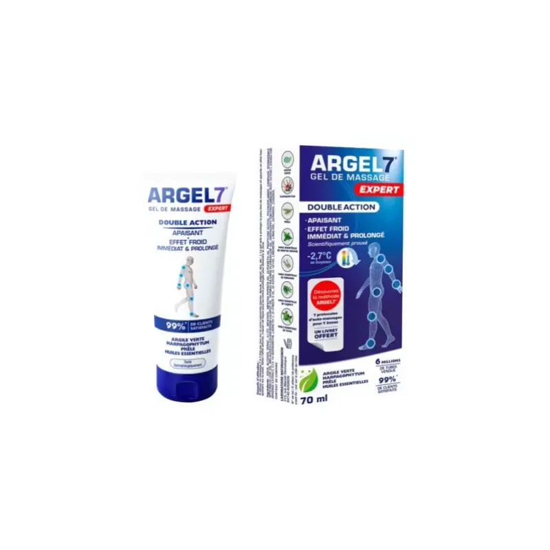 Argel7 Gel de Massage Expert Double Action 70 ml