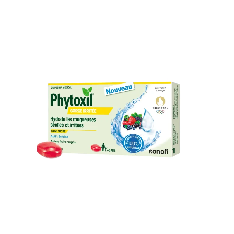 Phytoxil® Pastille Gorge irritée Arôme Fruits rouges