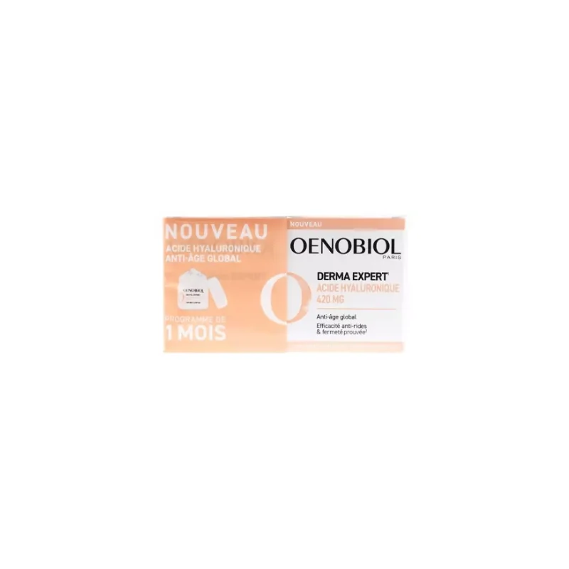 Oenobiol Derma Expert Acide Hyaluronique 420 mg Lot de 2 x 30 Gélules