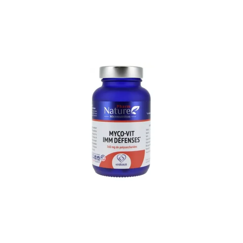 Pharm Nature Myco-Vit IMM Défenses 60 Gélules