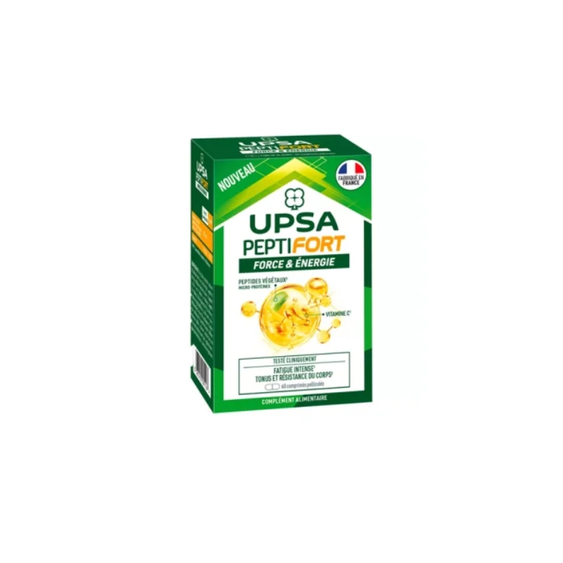 UPSA PeptiFort Force & Énergie - 60 Comprimés