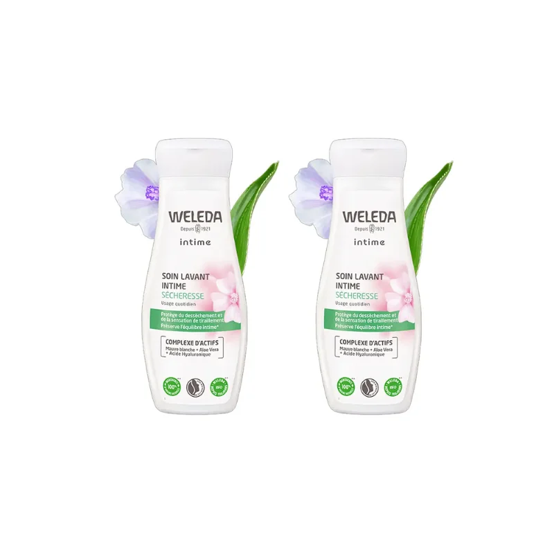 Weleda Intime Soin lavant Intime Sécheresse 2x200ml