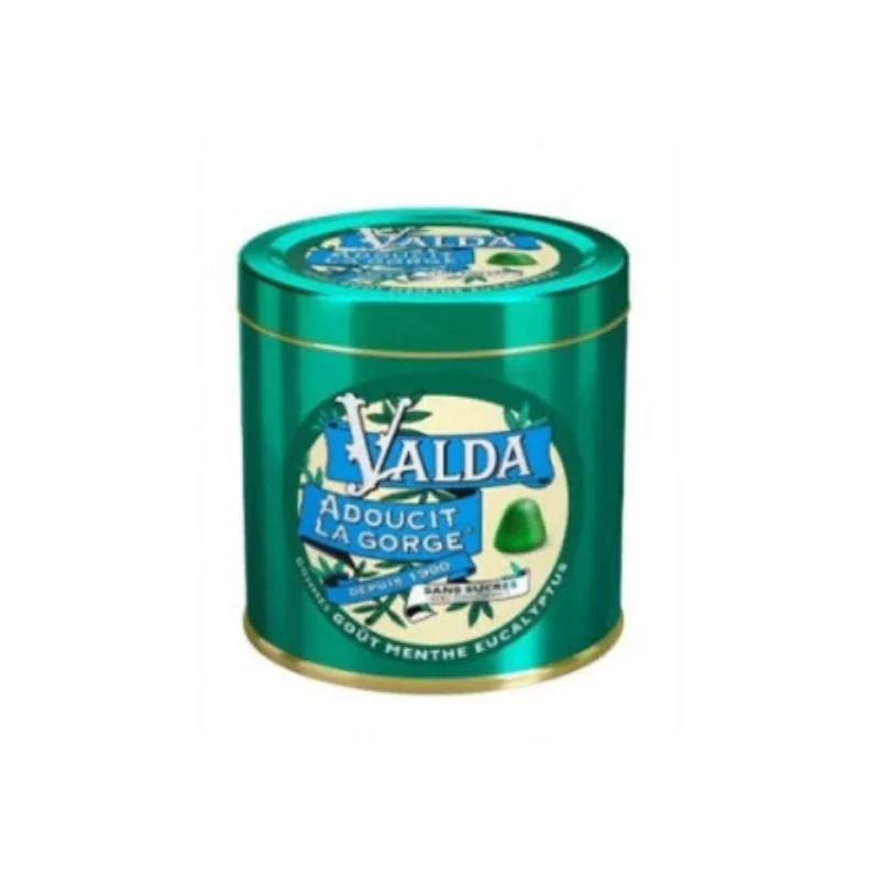 Valda Gommes goût menthe/ eucalyptus sans sucre - 160 gommes