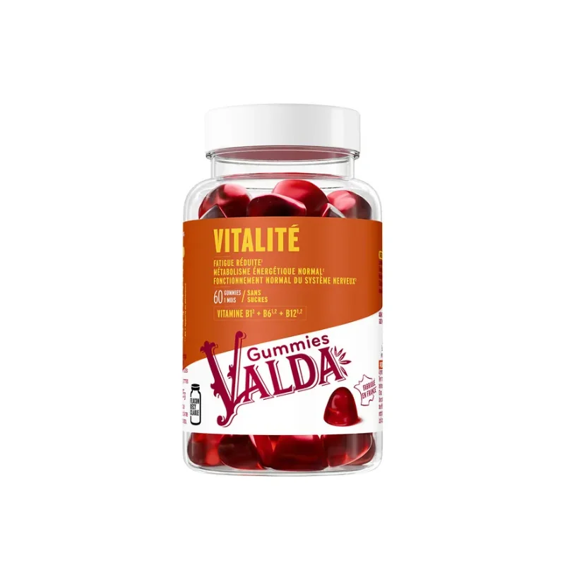 Valda Vitalité Goût Myrtille 60 gummies