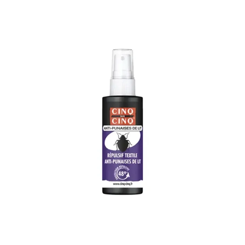 Cinq Sur Cinq Répulsif Textile Anti-Punaises de Lit 50ml