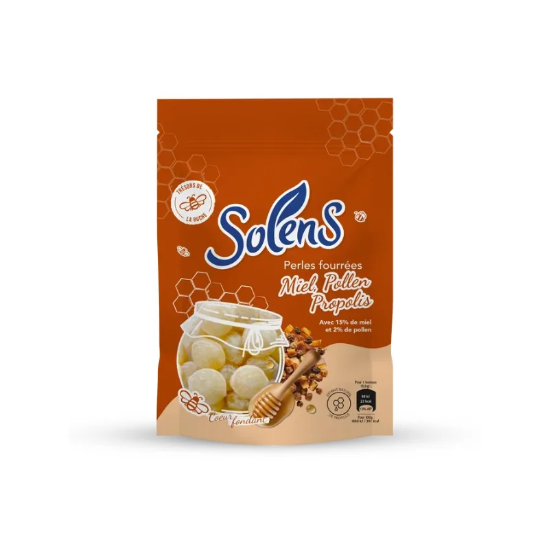 Solens perle miel, pollen & propolis 100g