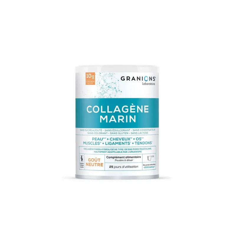 Granions Collagène marin Type I Goût neutre 278g