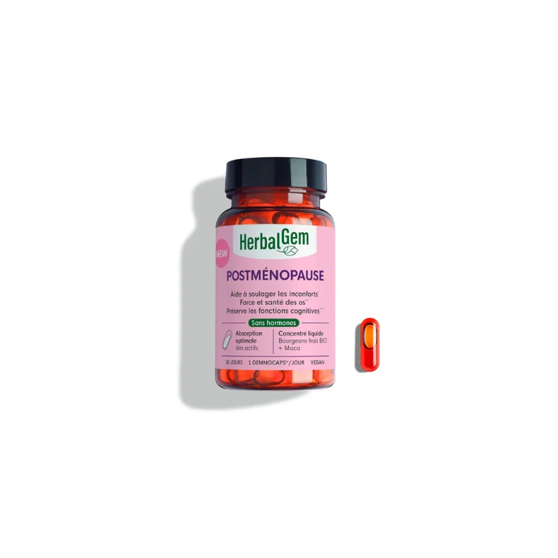 Herbalgem GEMMOCAPS® - Postménopause, 30 Capsules Bio