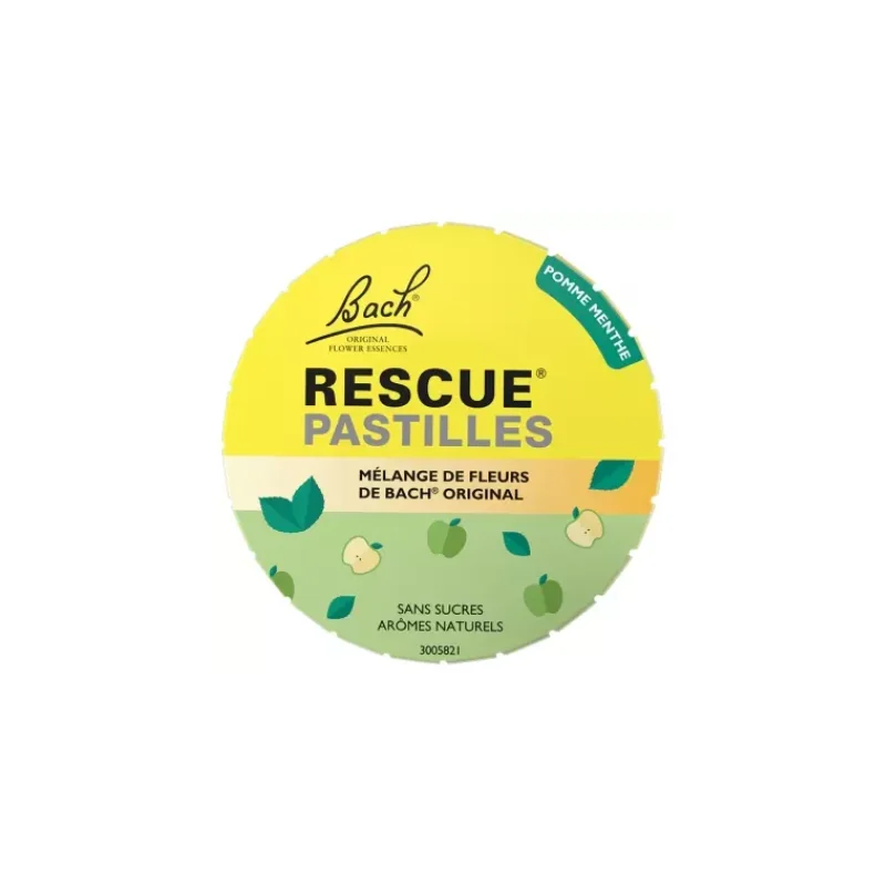 Rescue Bach Pastilles Saveur Pomme Menthe 50 g