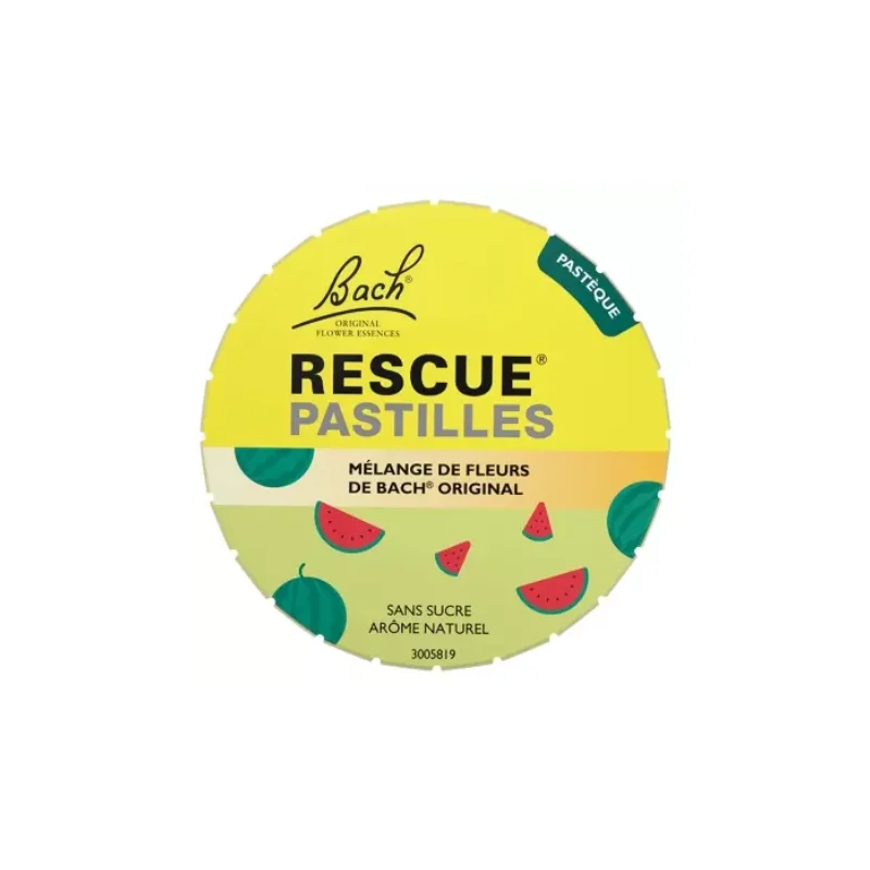 Rescue Bach Pastilles Saveur Pastèque 50 g