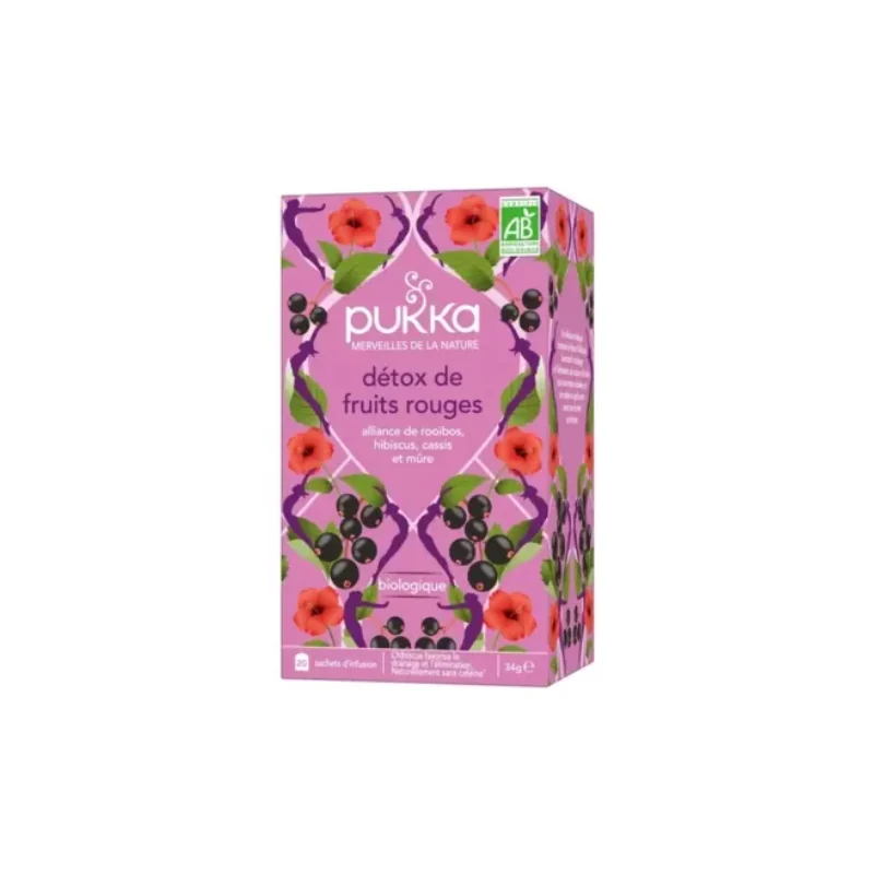 Pukka Détox de Fruits Rouges Bio 20 sachets
