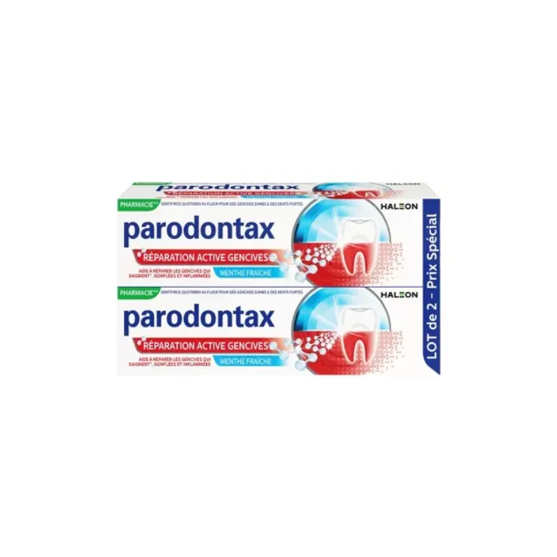 Parodontax Réparation Active Gencives Lot de 2 x 75 ml