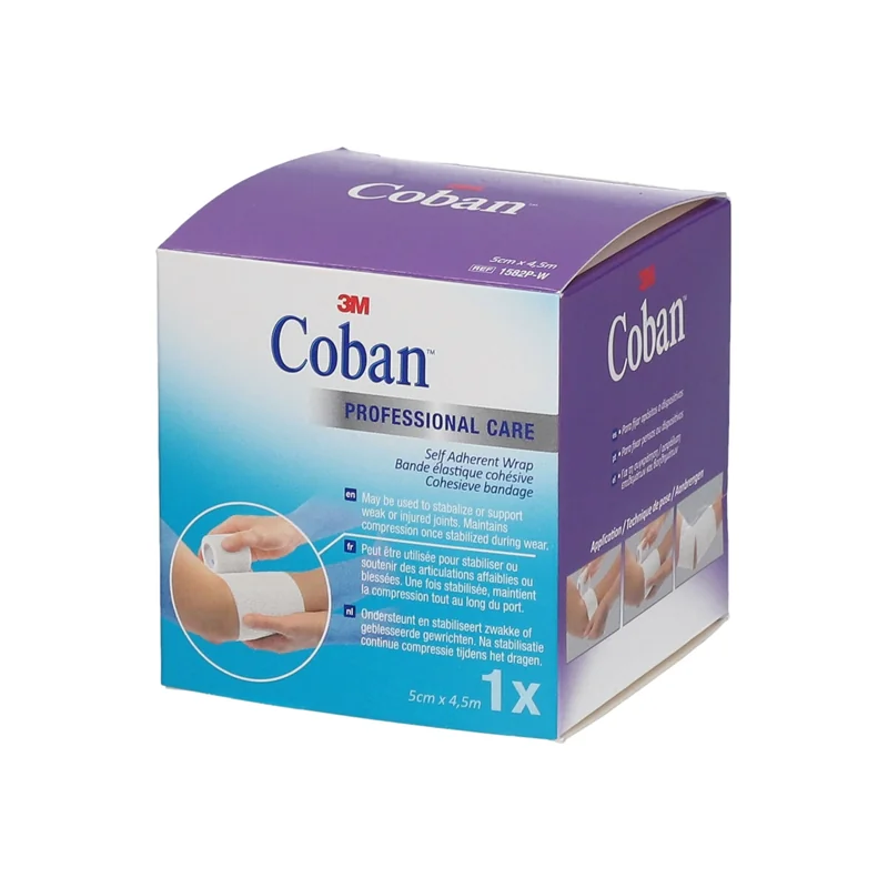 3M Coban bande cohésive blanc 5cm x 2,3m