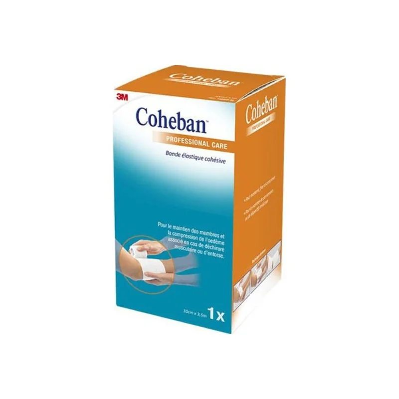 3M Coheban bande de contention cohésive elastique 10cm x 7,35m