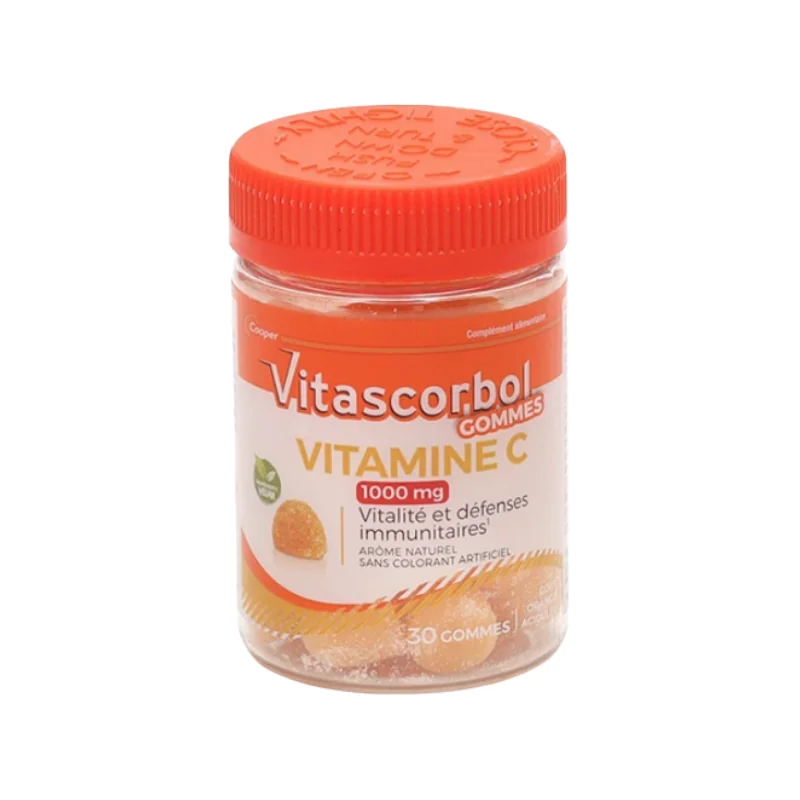 Vitascorbol Vitamine C 1000mg 30 gommes