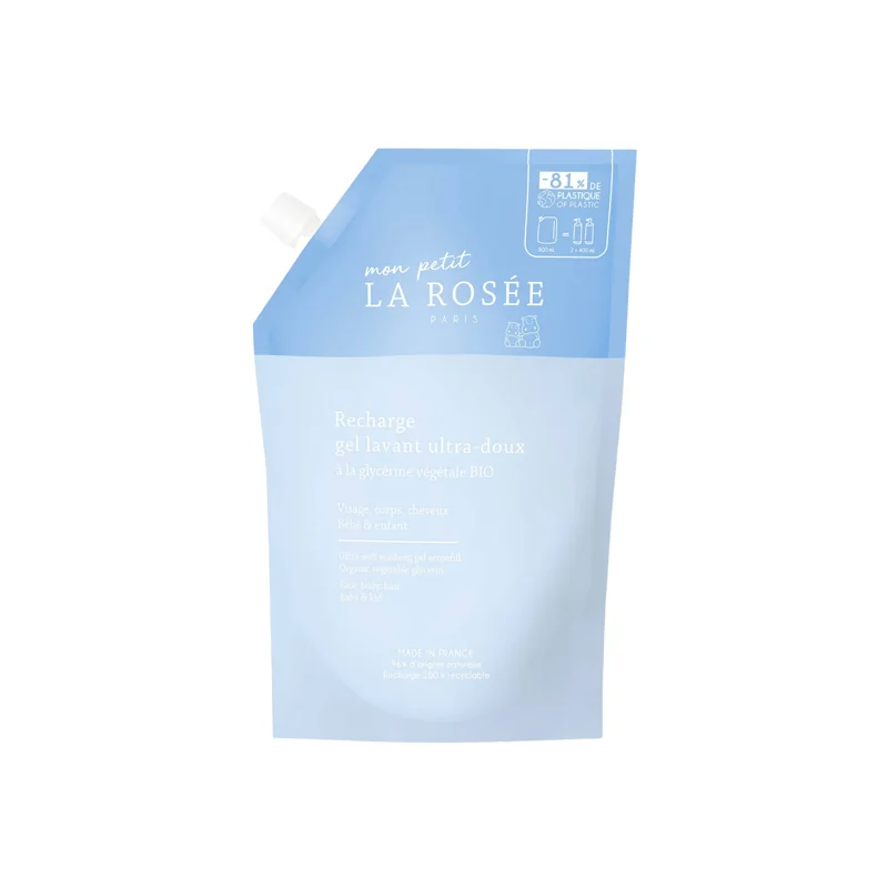 La Rosée Mon petit Écorecharge Gel lavant ultra-doux bio 800ml