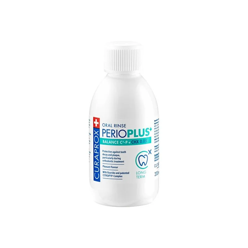 Curaprox PerioPlus+ balance CHX 0.05 bain de bouche 200ml
