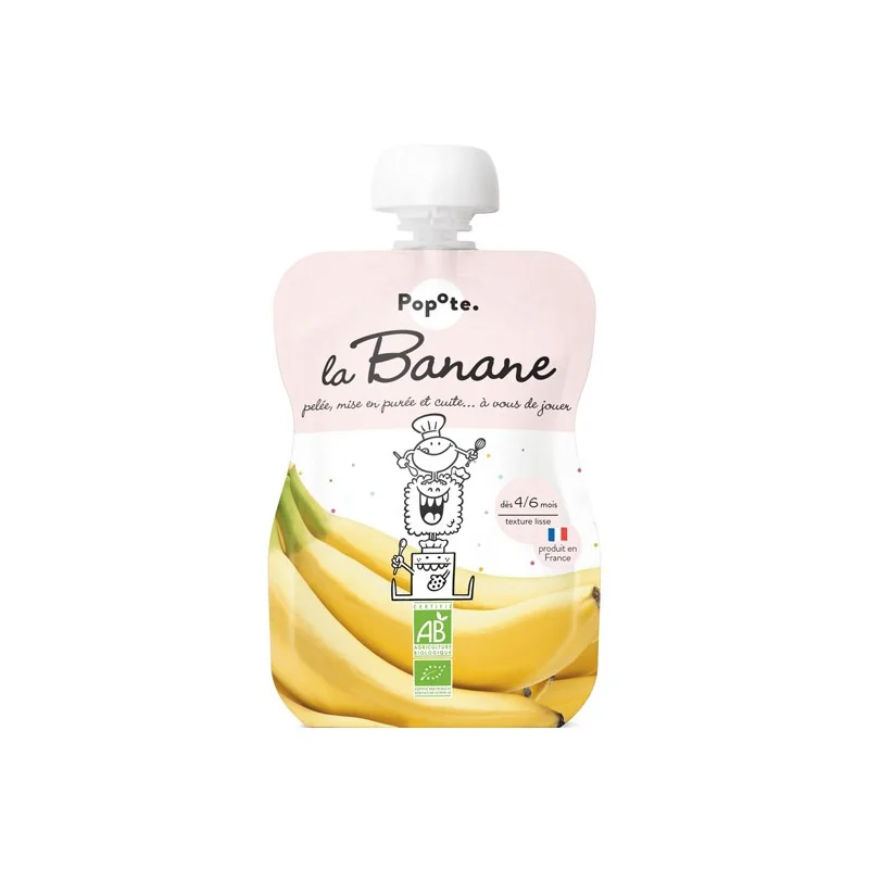 Popote La Banane dès 4 - 6 mois bio 120gr