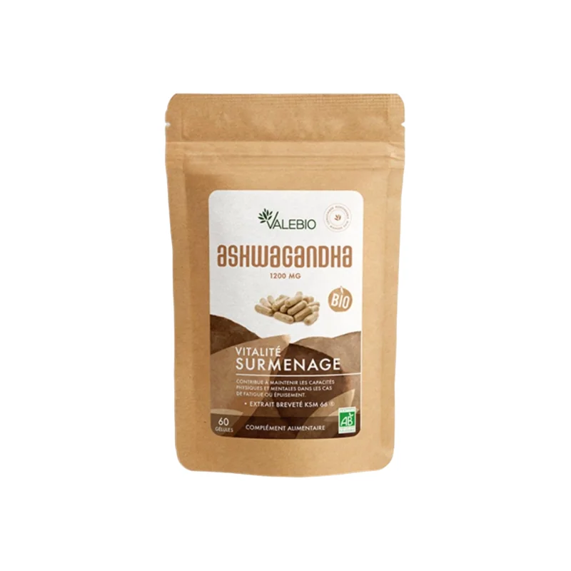 Valebio Ashwagandha bio 60 gélules