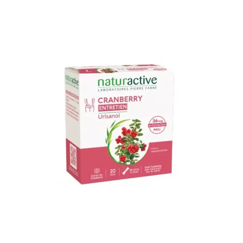 Naturactive Urisanol Cranberry Entretien 20 Sticks
