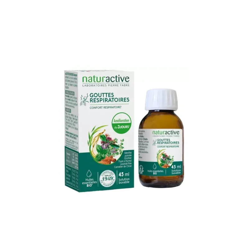 Naturactive Gouttes Respiratoires 45 ml
