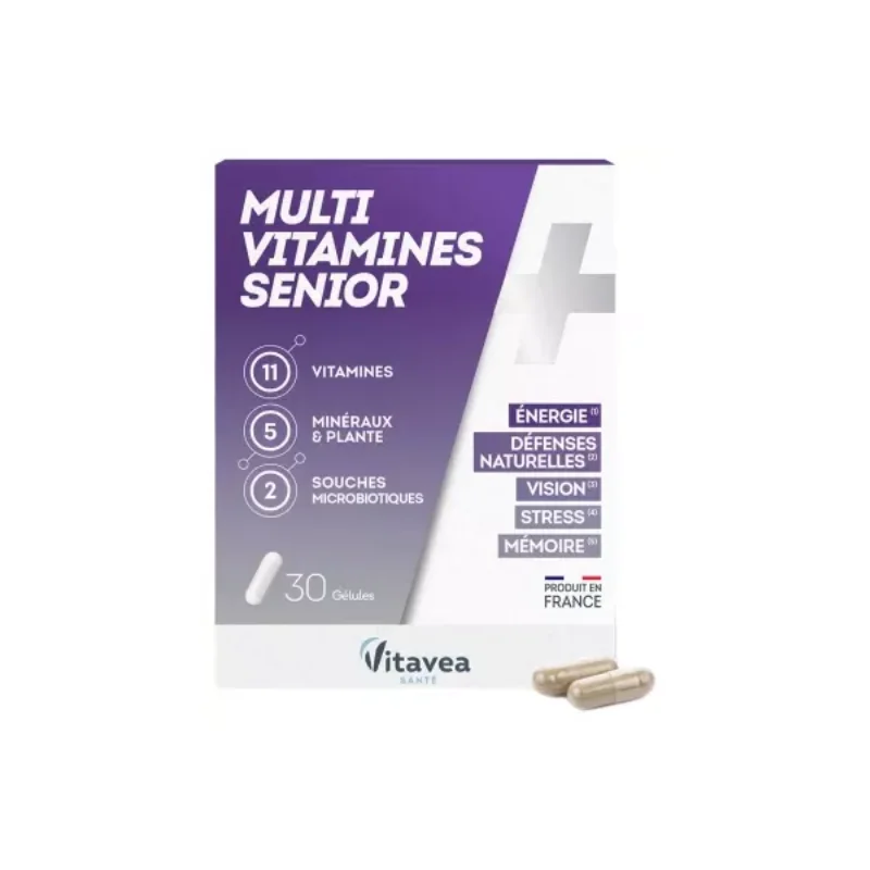 Vitavea Multivitamines Senior 30 Gélules