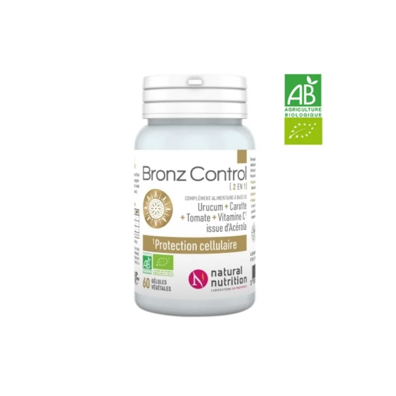 Natural Nutrition Bronz Control BIO 120 gélules