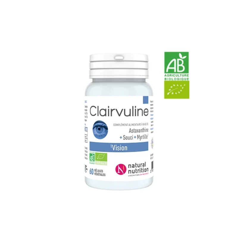 Natural Nutrition Clairvuline BIO 60 gélules