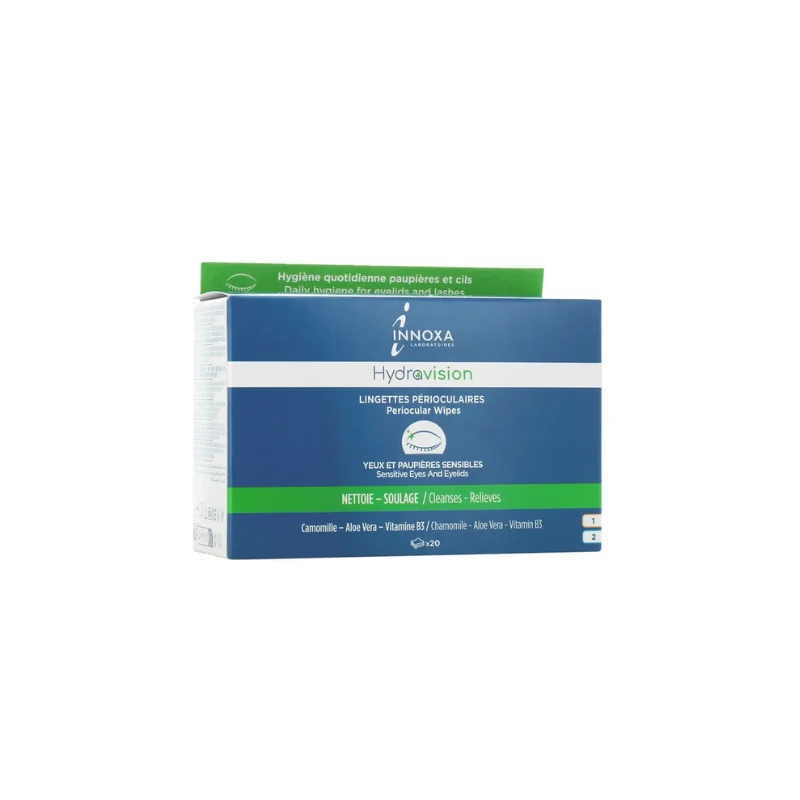 Innoxa HydraVision Lingettes Périoculaires x20