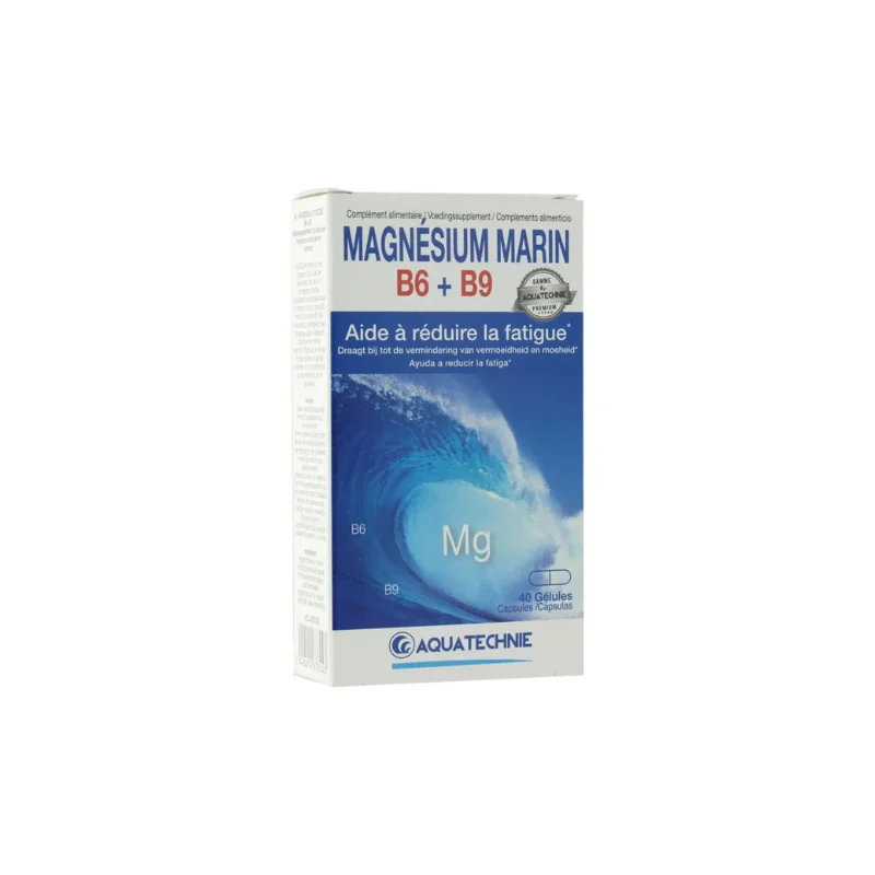 Biotechnie Magnesium Marin B6 B9 x 40 Gelules