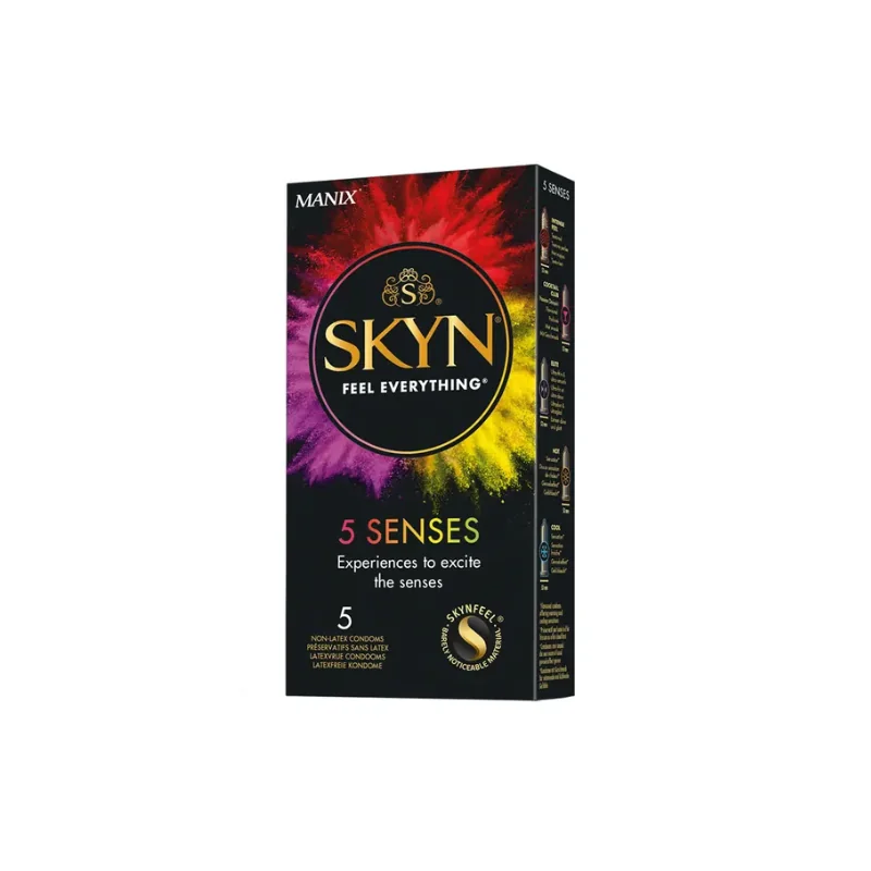 Manix SKYN 5 Senses Préservatifs Sans Latex x5