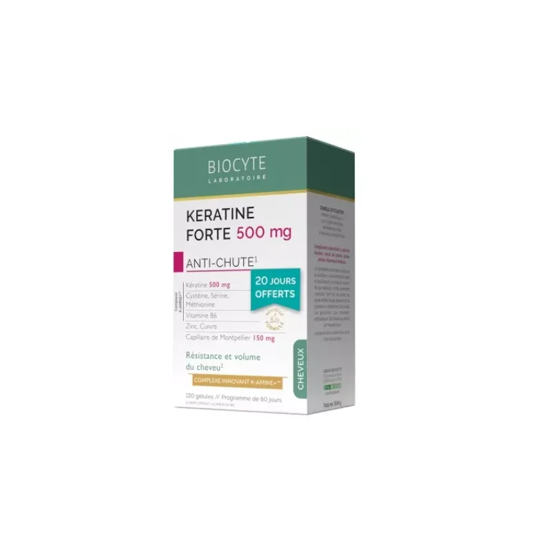 Biocyte Keratine Forte Anti-Chute 120 Gélules