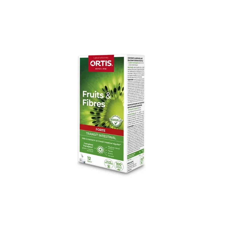 Ortis Fruits & Fibres Forte Transit Intestinal 12 Sticks