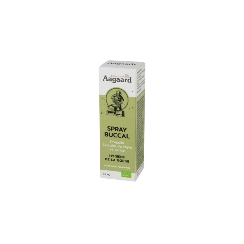 Aagaard Spray buccal à la propolis – 15 ml
