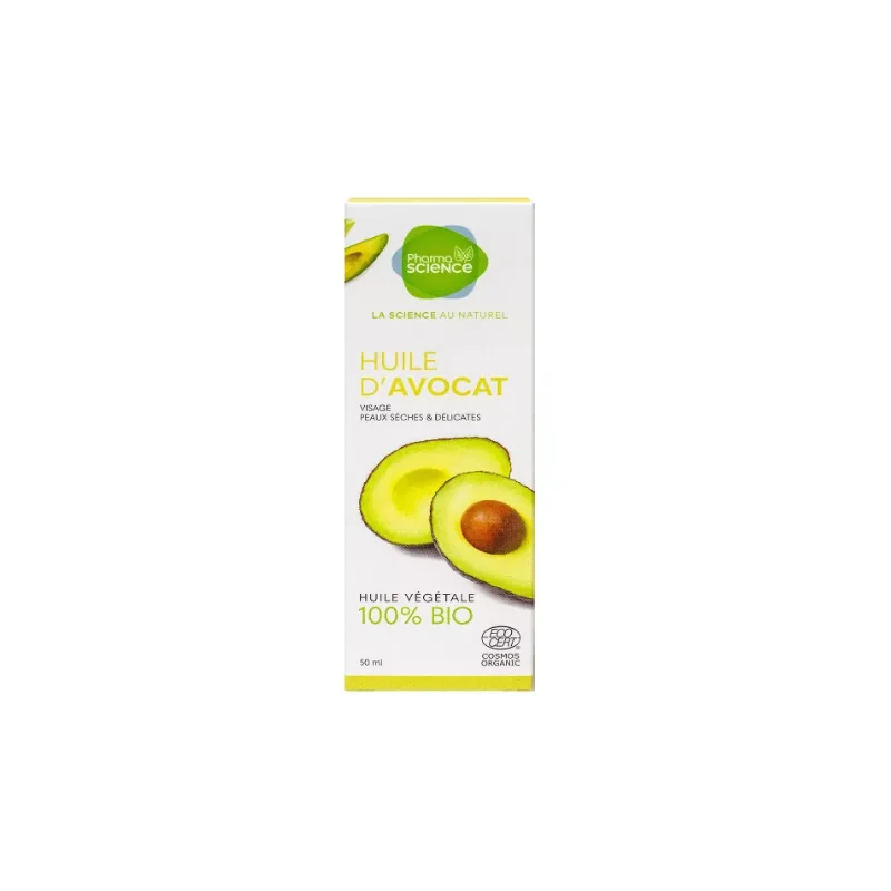 Pharmascience Huile végétale d'avocat bio 50ml