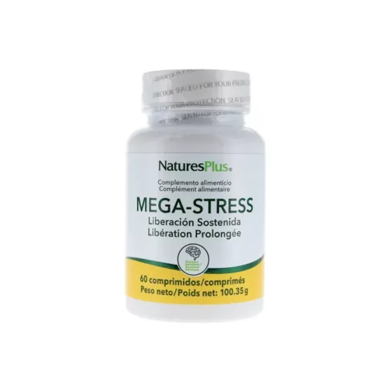 Natures Plus Mega-Stress 60 Comprimés