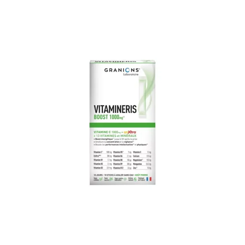 Granions Vitamineris Boost 1000 mg 10 Sticks