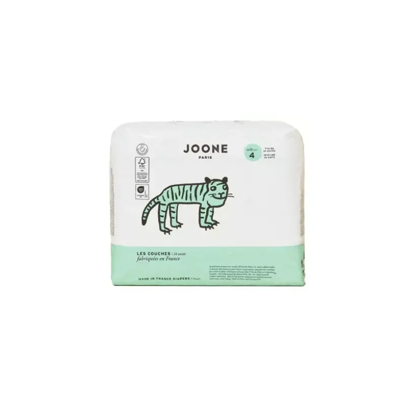 Joone Couches Taille 4 (7-14 kg) 24 Unités - Couleur : Brigitte Rose