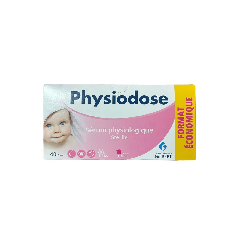 Physiodose sérum physiologique stérile 40x5ml