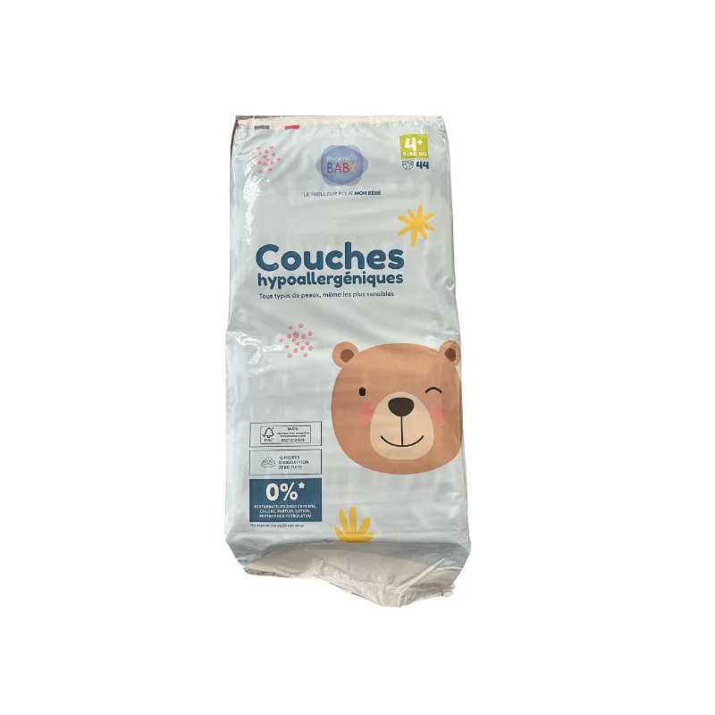 PharmaBaby Couches hypoallégernique T4+ - 44 couches