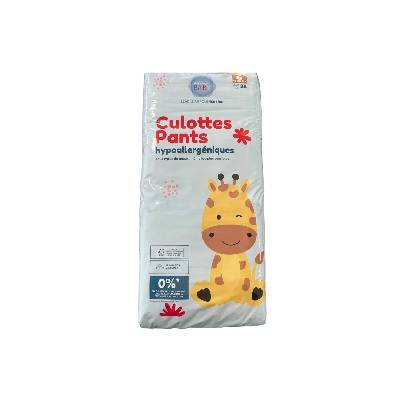 PharmaBaby Couches hypoallergéniques T6 - x36