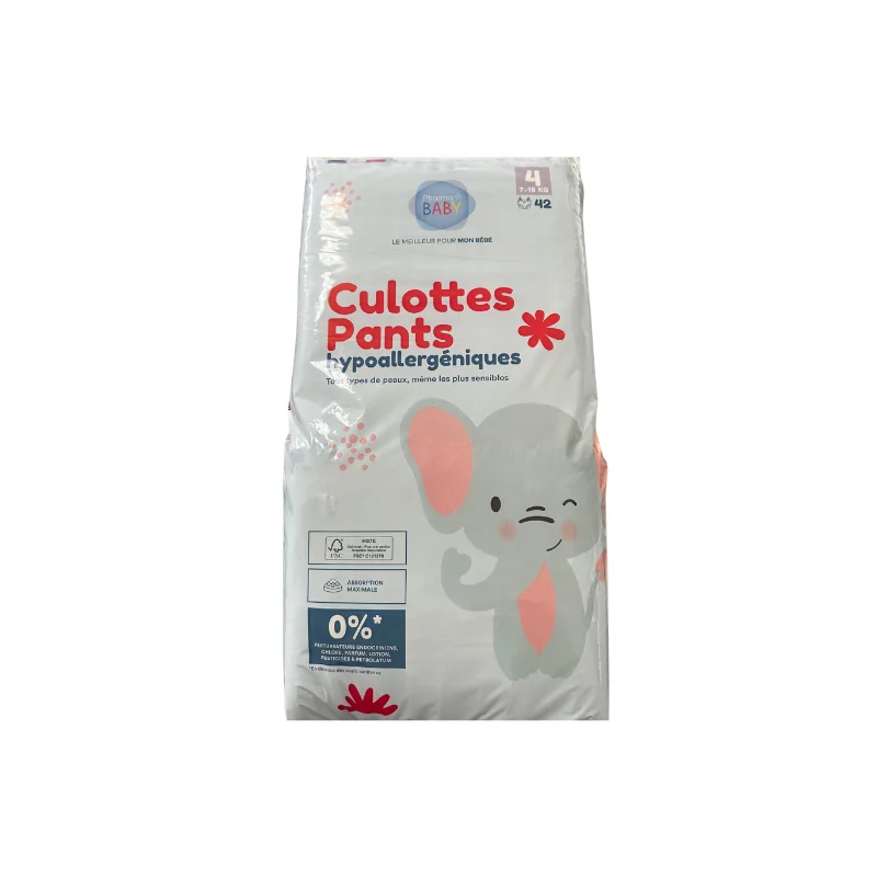 PharmaBaby Couches pants hypoallergéniques T4 - x42