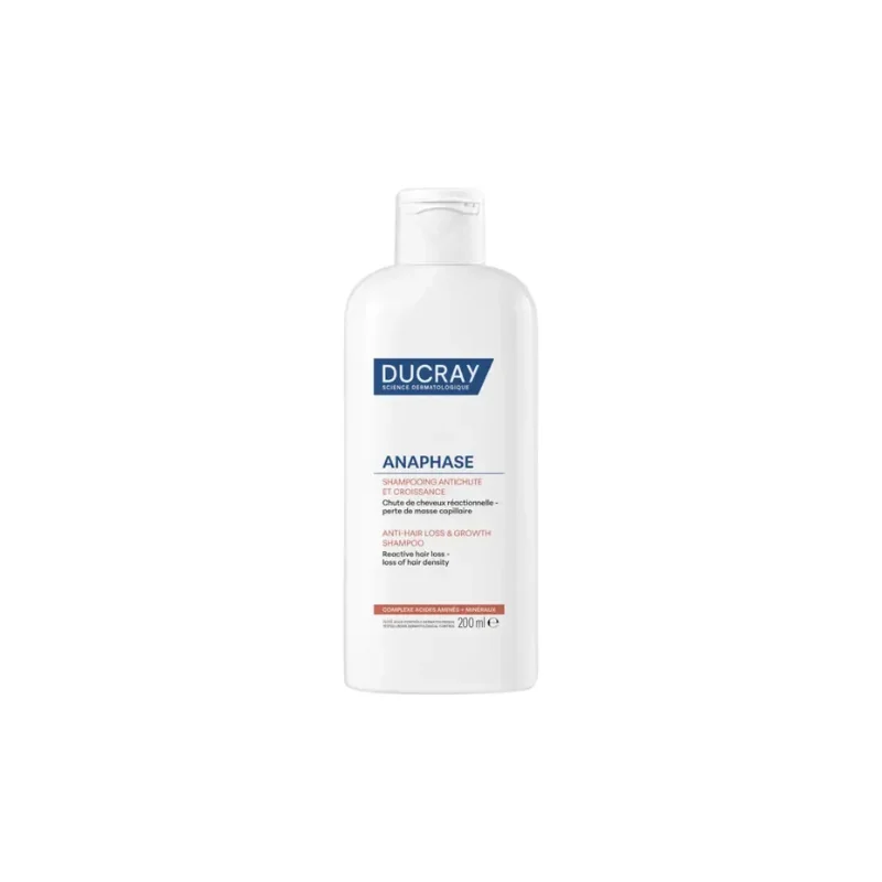 Ducray ANAPHASE - Shampooing Anti-Chute et Croissance - Chute de Cheveux Réactionnelle, 200ml