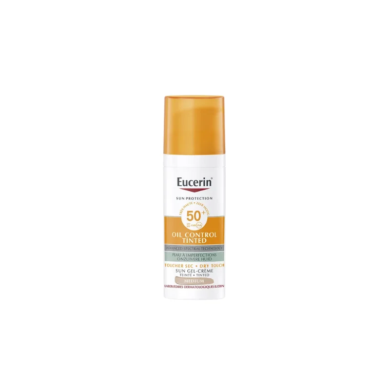 Eucerin Sun Protection Oil Control Tinted Gel Crème SPF50+ Medium 50ml